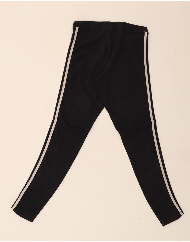 Leggings pentru femei Adidas UK 10 mic bumbac negru