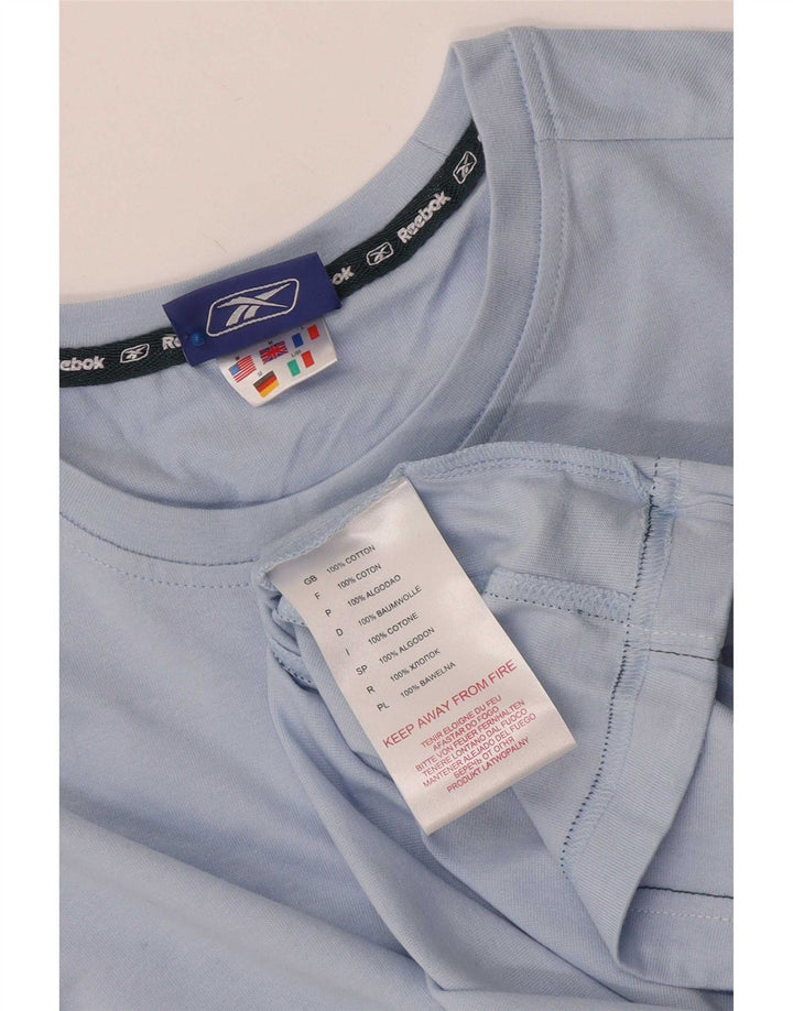 Vestă Reebok pentru bărbați, bumbac albastru mediu