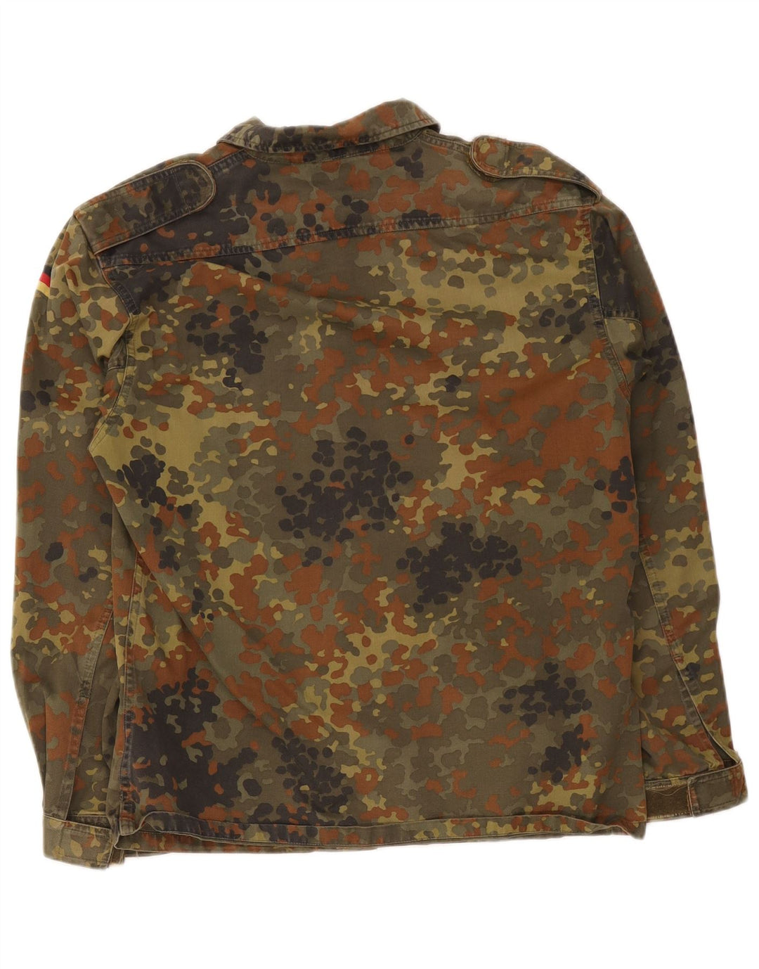 Jachetă militară vintage pentru bărbați UK 38, camuflaj mediu kaki
