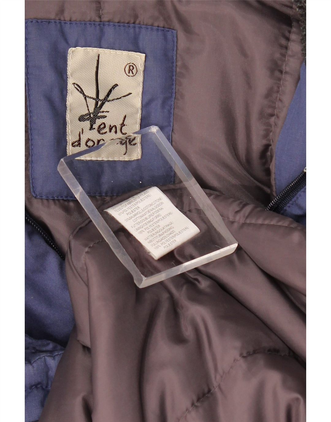 Jachetă de vânt pentru femei VINTAGE UK 20 2XL bleumarin poliester