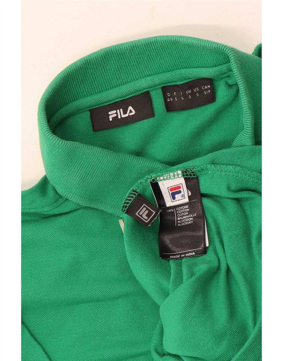 Tricou Polo Fila Bărbați Mic Verde Bumbac