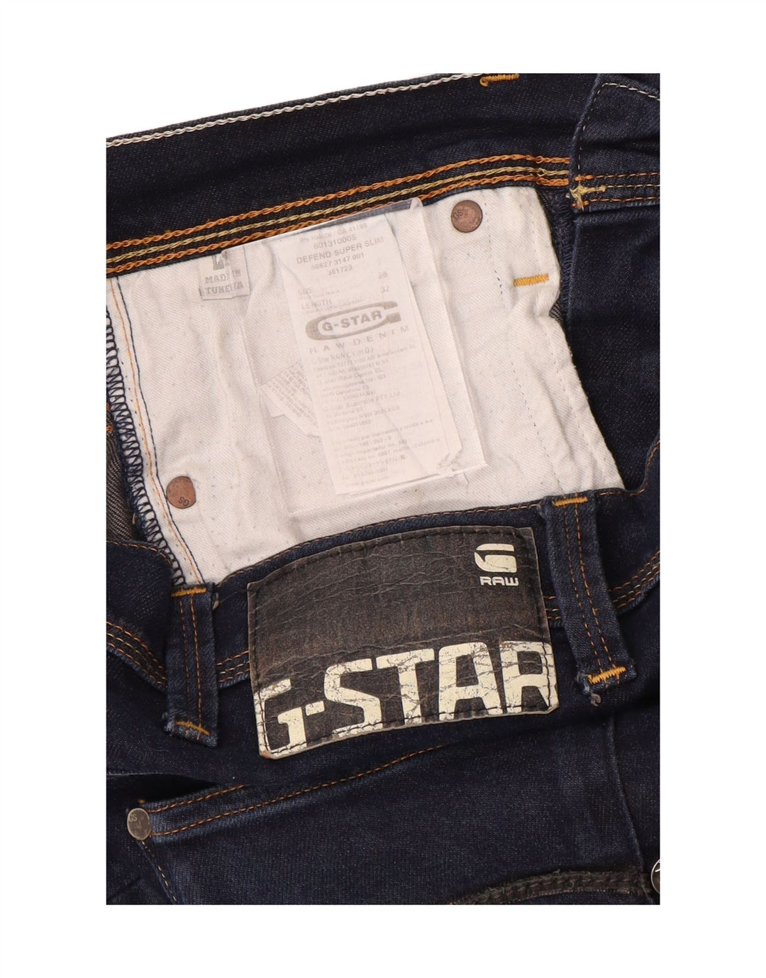 Blugi subțiri pentru femei G-Star W28 L32 bleumarin