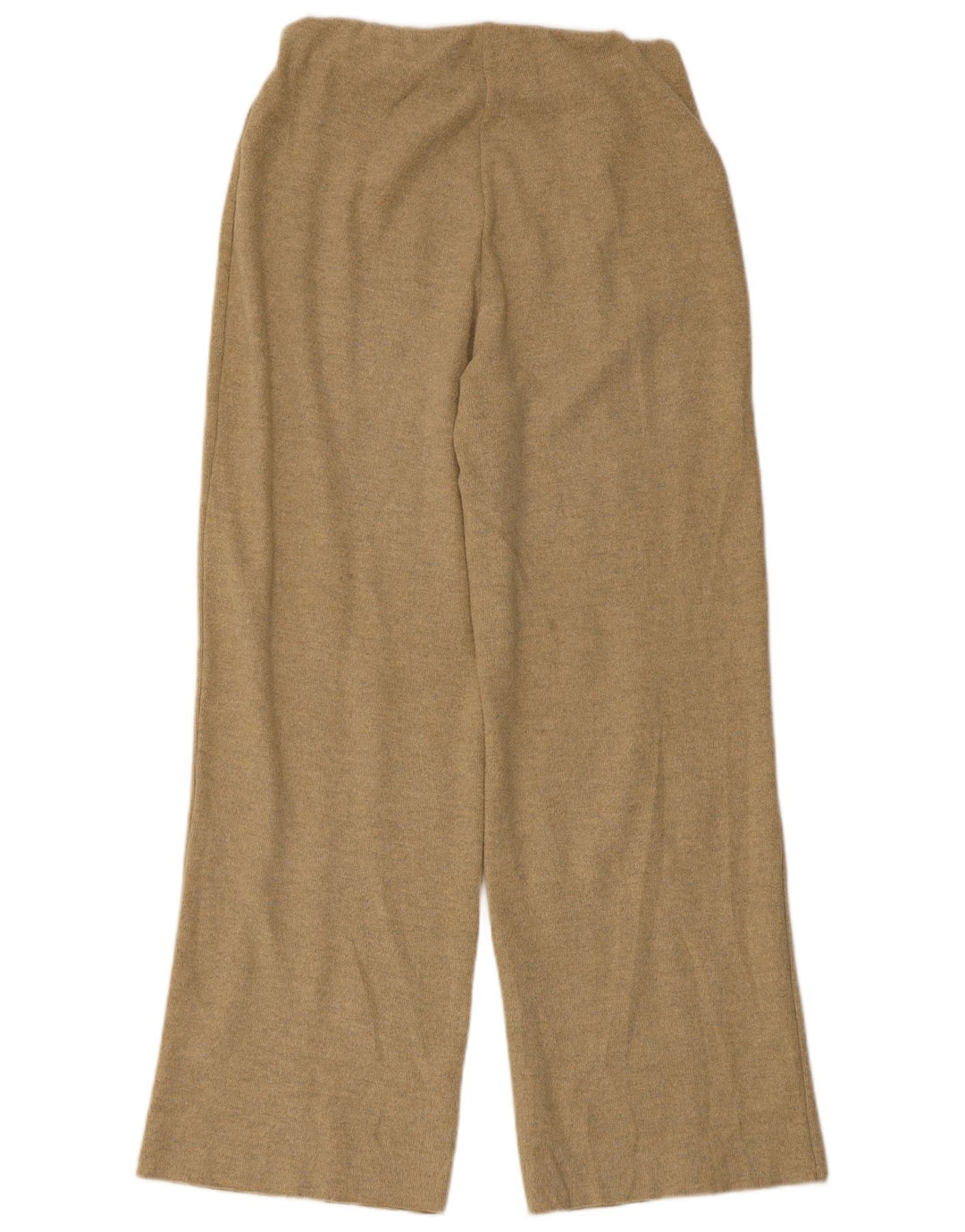 Pantaloni de trening Zara cu talie înaltă pentru femei UK 12 Poliester mediu bej