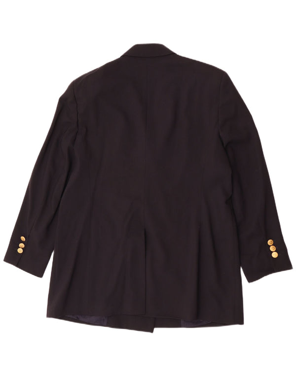 Jachetă pentru femei Jobis cu paragate dublu-breaste UK 14 Medium Bleumarin