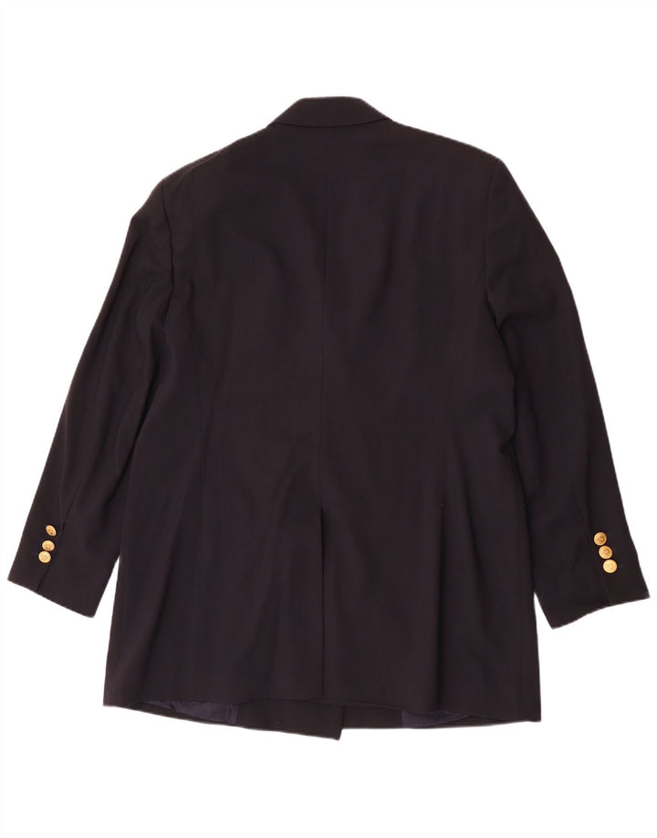 Jachetă pentru femei Jobis cu paragate dublu-breaste UK 14 Medium Bleumarin