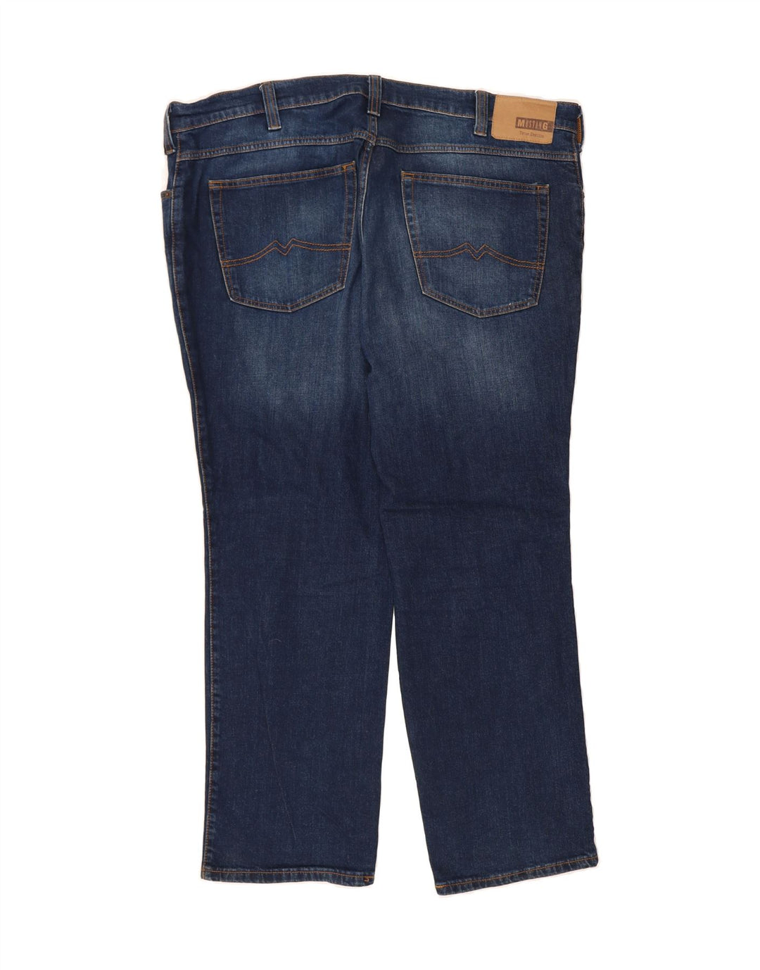 MUSTANG Womens Oklahoma Straight Jeans W42 L30 Blue Cotton Vintage Mustang and Second-Hand Mustang from Messina Hembry 