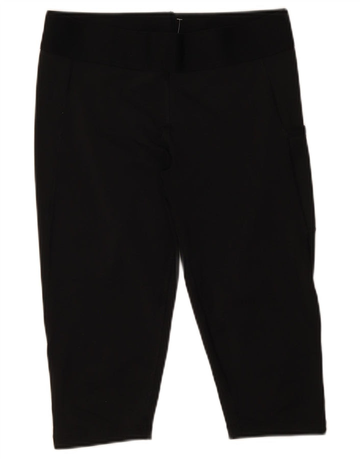 Leggings ADIDAS Graphic Capri pentru femei UK 12/14 Medium Black