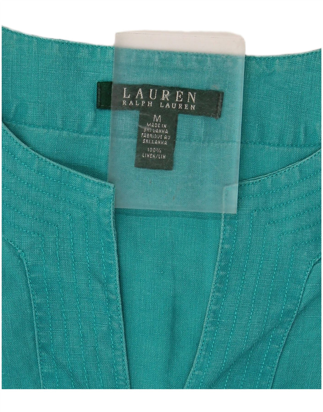 Bluză cu mânecă lungă pentru femei RALPH LAUREN, UK 14, in turcoaz mediu