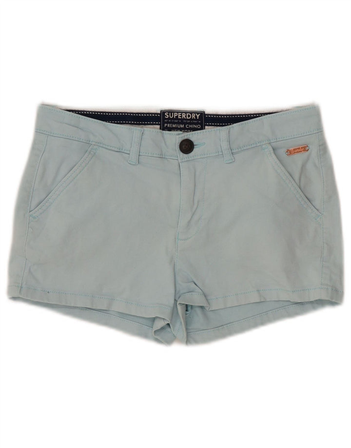 Pantaloni chino SUPERDRY pentru femei UK 6 XS W25 Albastru