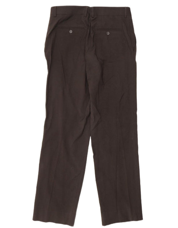 Pantaloni chino drepți pentru bărbați Zara EU 44 Mari L34 L32 Maro