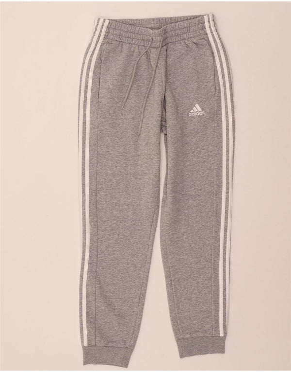 Pantaloni de trening pentru femei ADIDAS Joggeri UK 14 Bumbac gri mediu