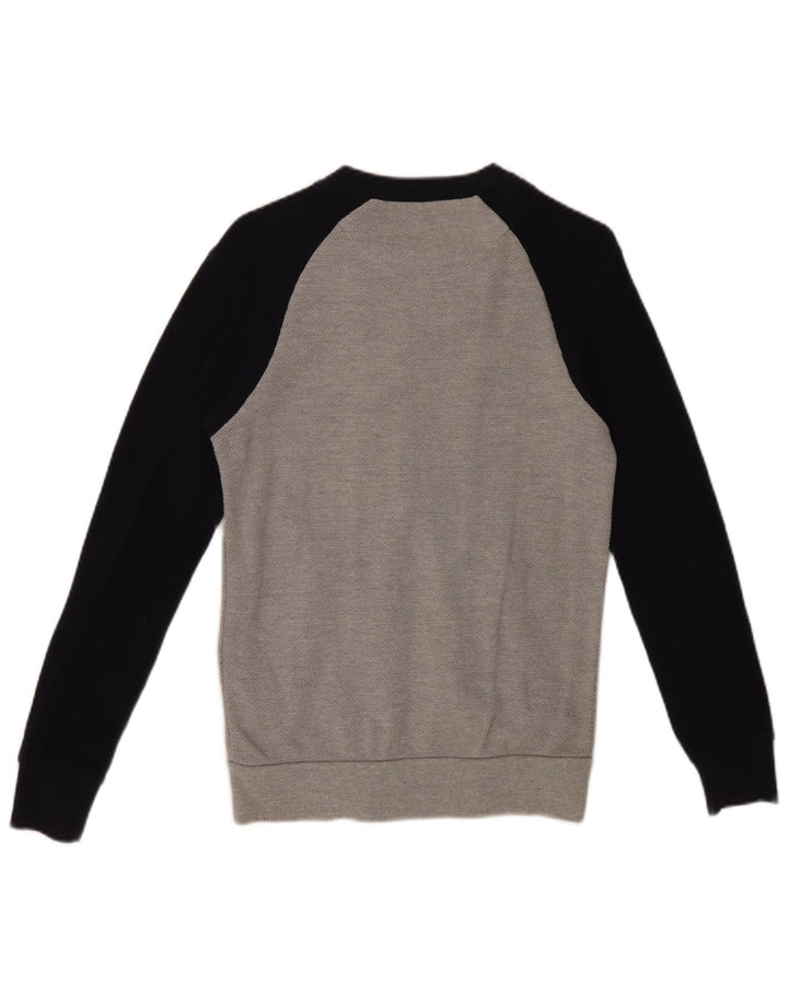 Jachetă de top pentru trening pentru bărbați Zara, bumbac color bloc, gri mic