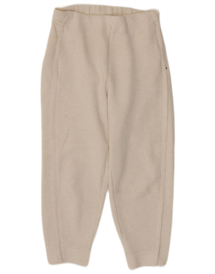 Pantaloni de trening Adidas pentru femei UK 12/14 Bumbac alb mediu