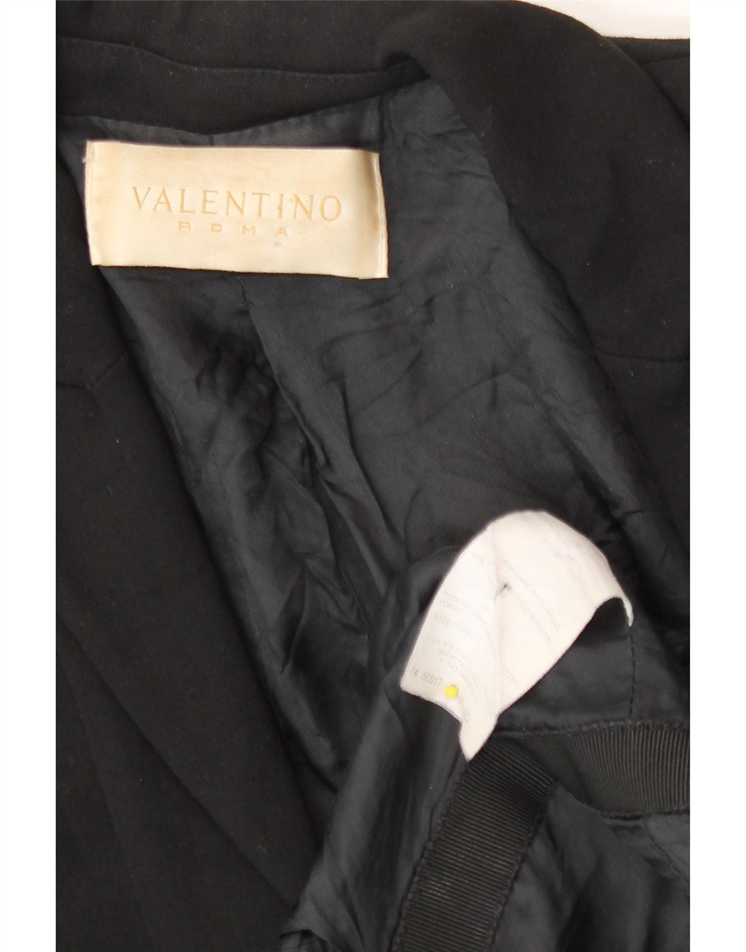 Jachetă Valentino pentru femei Roma Open Blazer UK 4 XS Lână neagră
