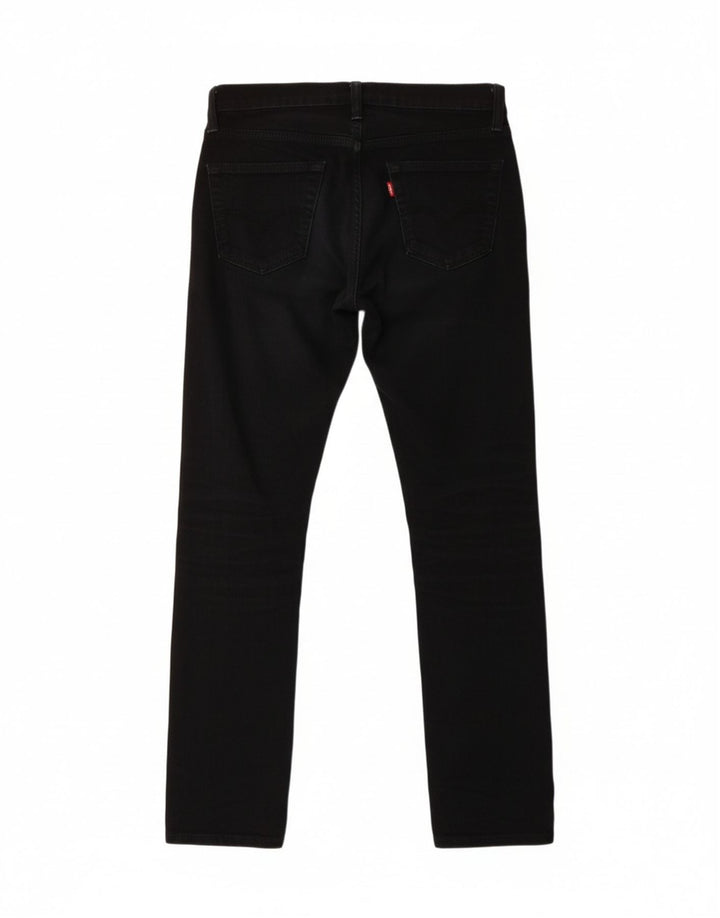 LEVI'S Womens 511 Slim Jeans W29 L32 Black Cotton Vintage Levi's and Second-Hand Levi's from Messina Hembry 