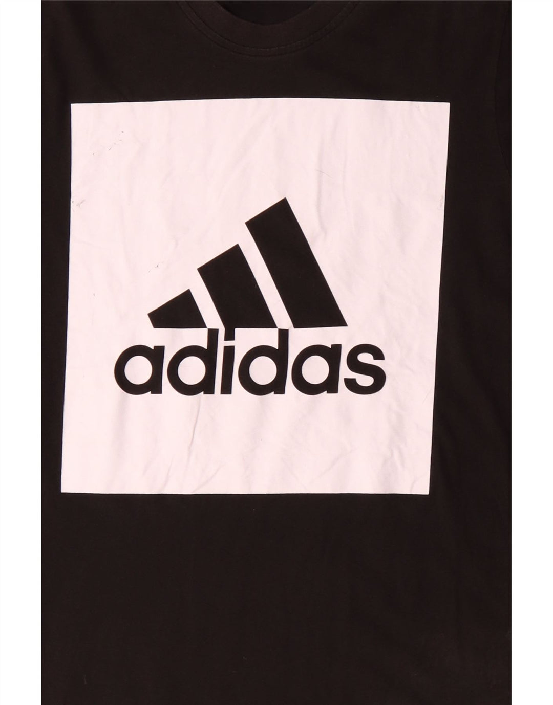 Tricou grafic ADIDAS pentru bărbați Top mare, negru, color block, bumbac