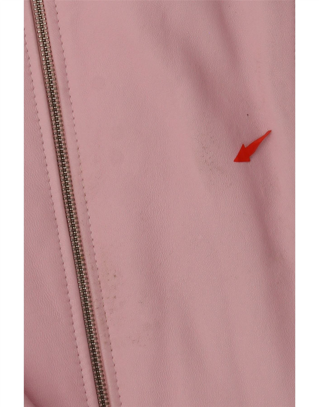 Jachetă de piele pentru femei CABRINI UK 16, mare, roz, din piele