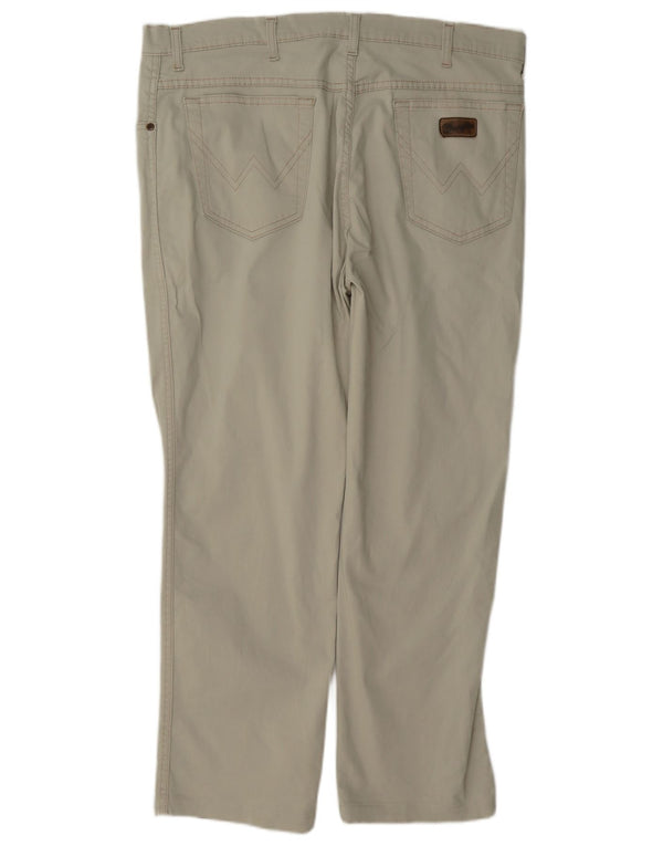Pantaloni casual drepti pentru bărbați Wrangler W38 L28 bumbac bej