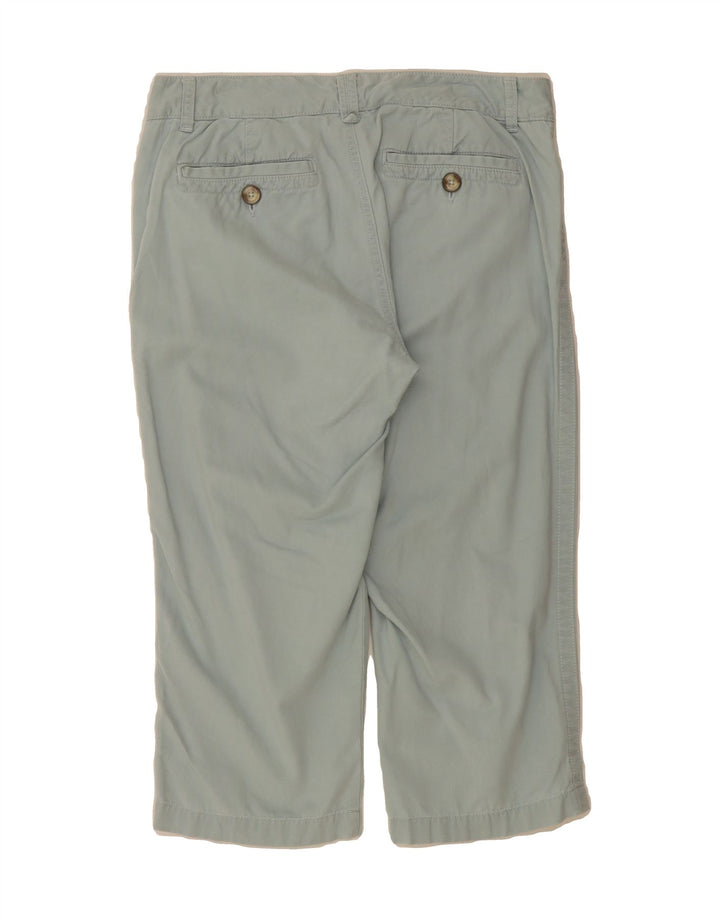 EDDIE BAUER Womens Blakely Fit Capri Trousers US 8 Medium W32 L20 Blue Vintage Eddie Bauer and Second-Hand Eddie Bauer from Messina Hembry 