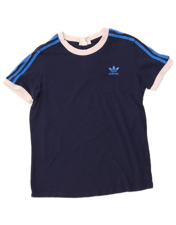 ADIDAS Tricou Femei Top UK 12 Medium Bleumarin