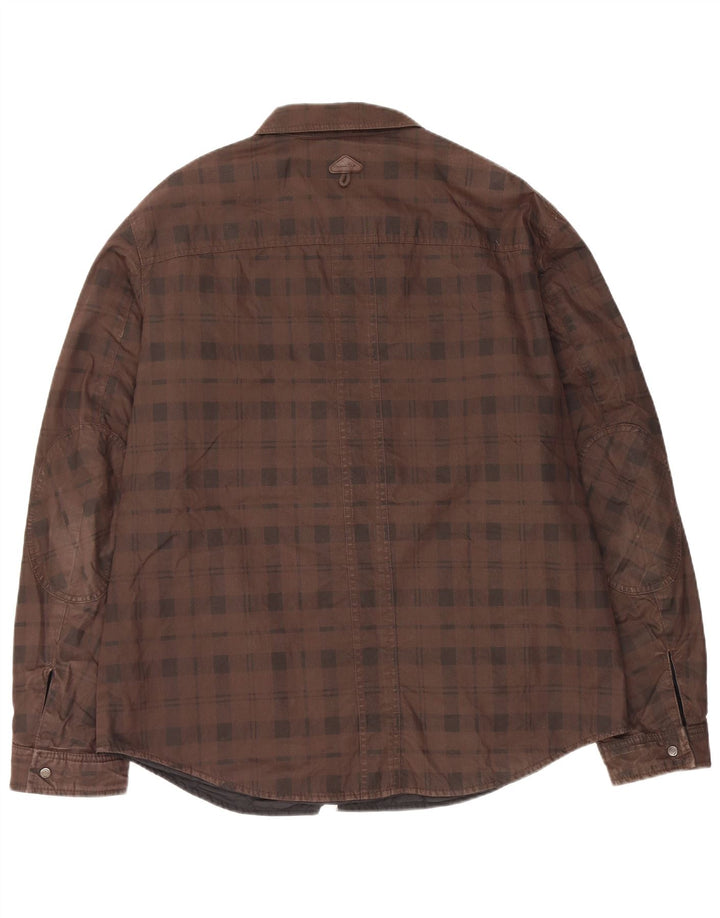 Cămașă reversibilă Massimo Dutti pentru bărbați, 2XL, maro, din nailon