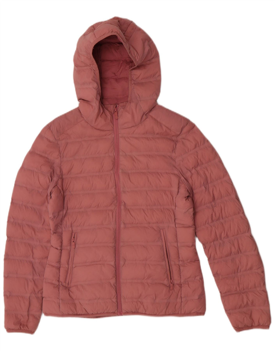 Jachetă căptușită cu glugă pentru femei Marks & Spencer UK 10 Small Pink Poliamidă
