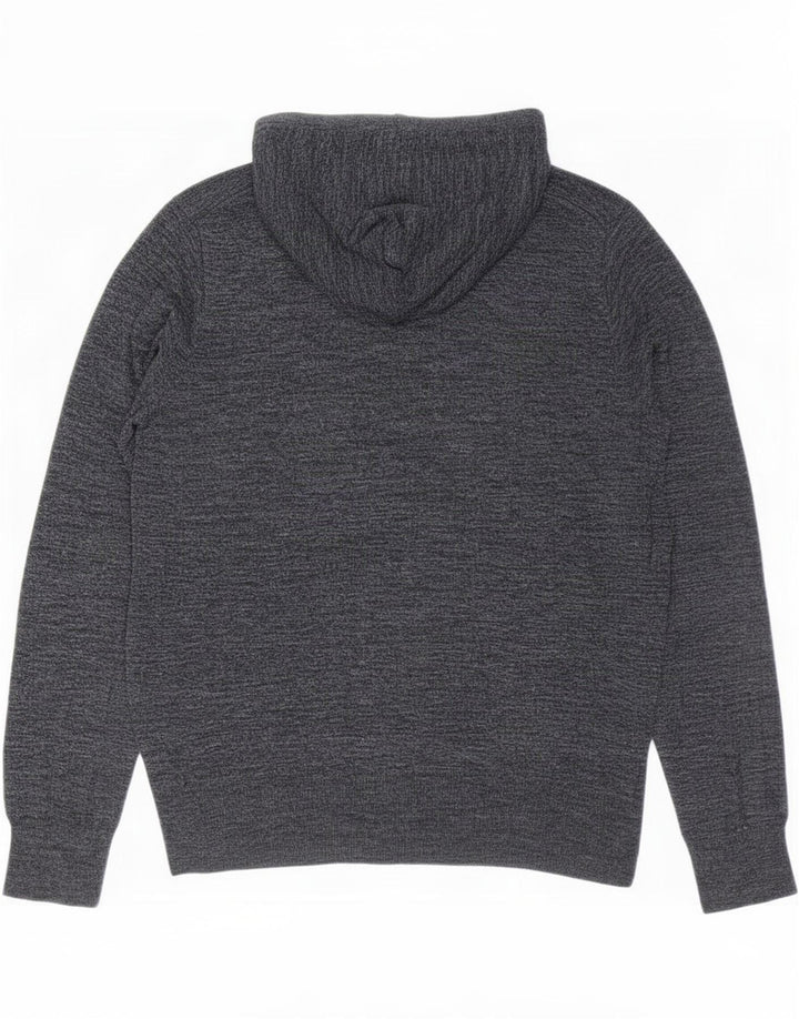 J. Crew Pulover cu glugă pentru bărbați, mare, gri cu pete