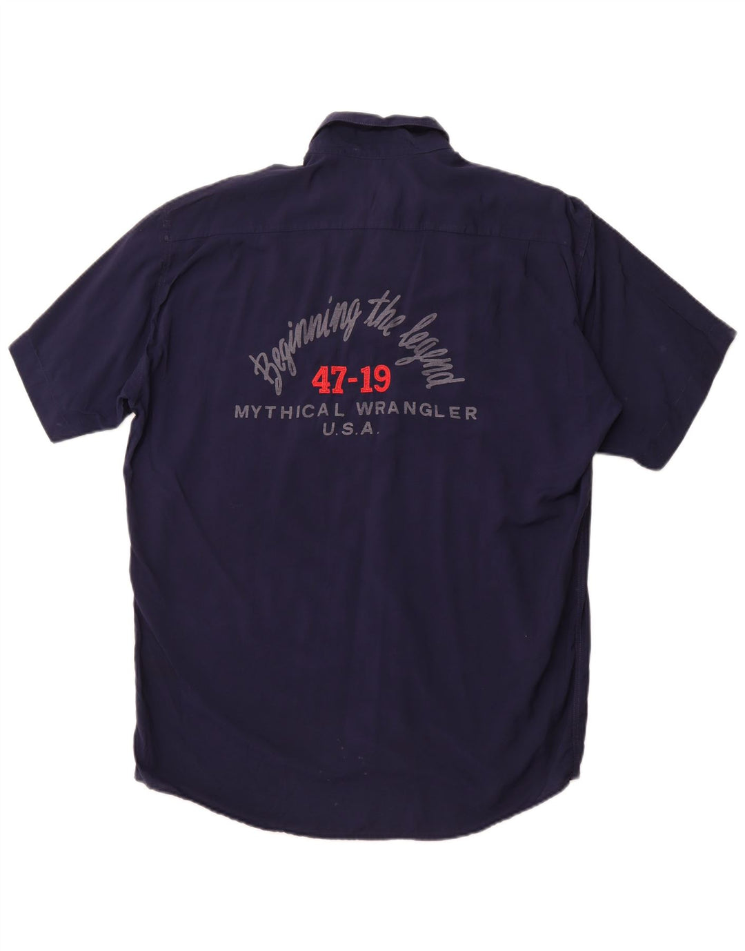 Cămașă cu mânecă scurtă pentru bărbați WRANGLER, mare, bleumarin