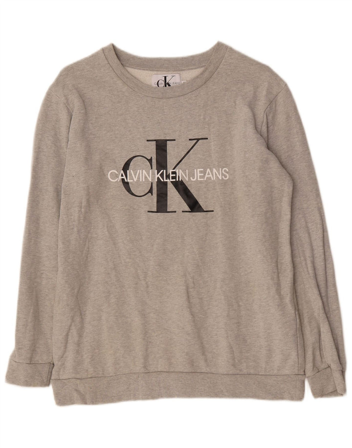 Pulover Calvin Klein Jeans pentru femei, UK 14 Medium Grey Flecked