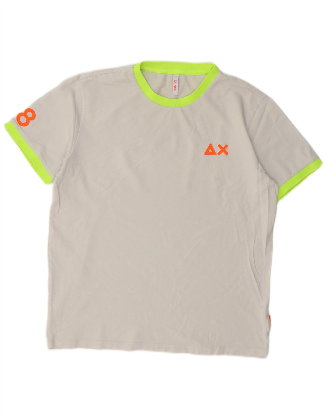 Sun68 Tricou grafic pentru bărbați Top 2XL bumbac gri