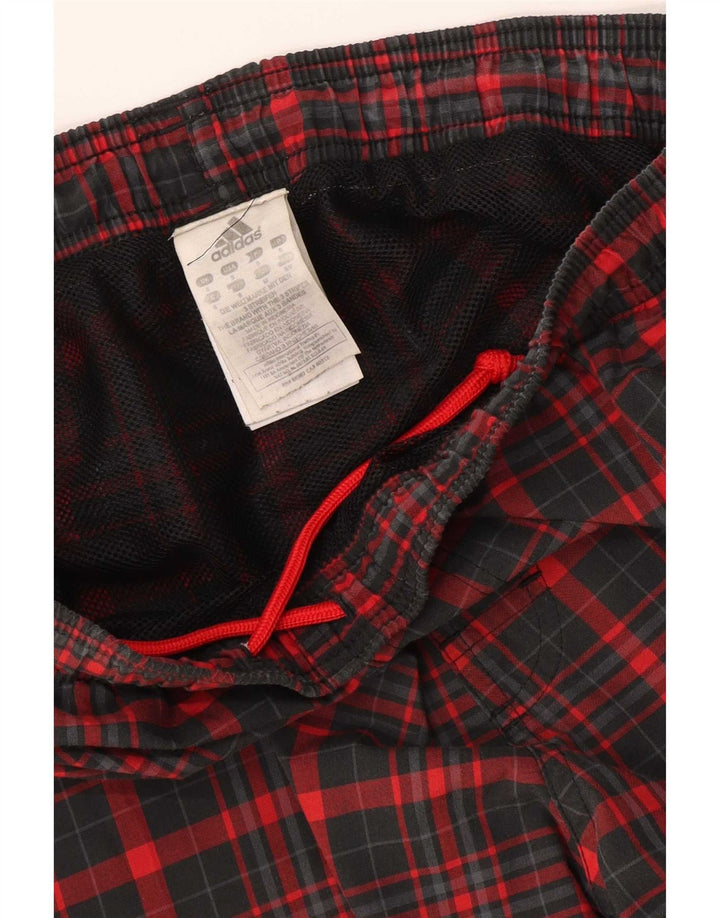 Pantaloni scurți sport pentru bărbați Adidas Small Red Check Poliester