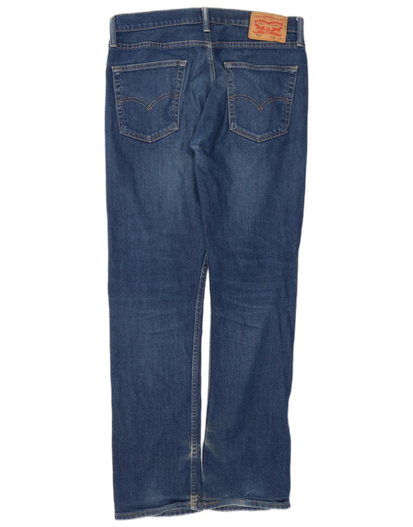 LEVI'S Blugi 513 Slim Straight pentru bărbați W32 L32 Bumbac albastru