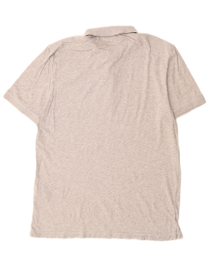 Tricou polo pentru bărbați All Saints, mare, gri bumbac cu pete