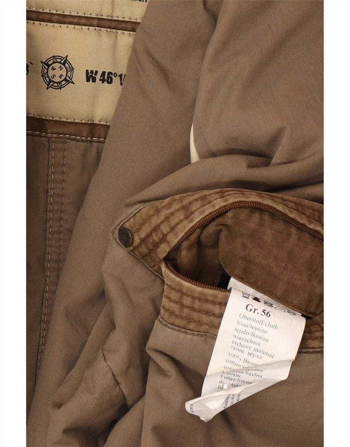 Jachetă militară pentru bărbați Camel Active IT 56 3XL bumbac maro