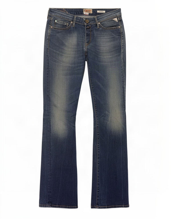 Replay Blugi pentru femei Wendie Bootcut W28 L34 Bumbac albastru