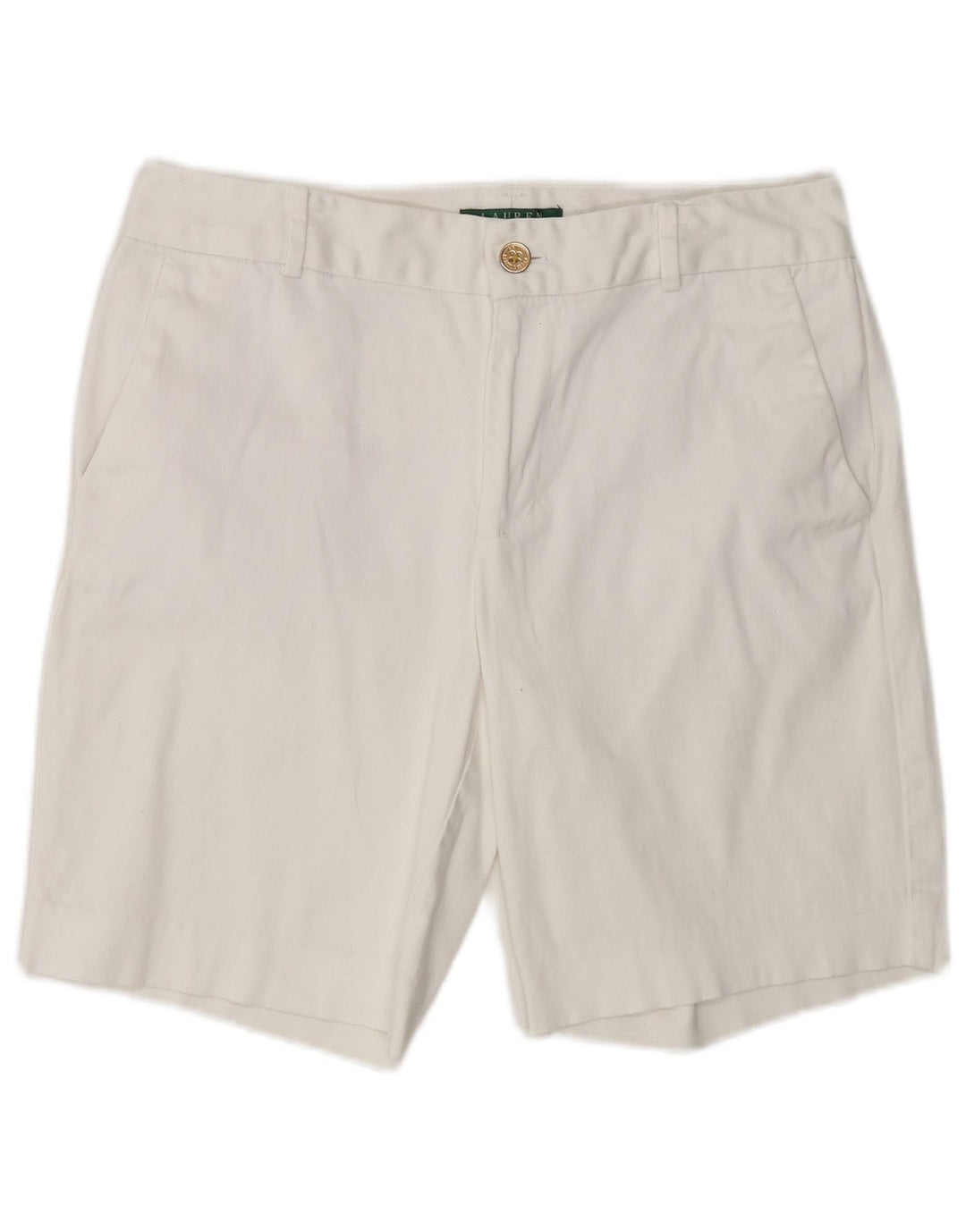 Pantaloni scurți chino pentru femei Ralph Lauren US 8 Medium W32 Bumbac alb
