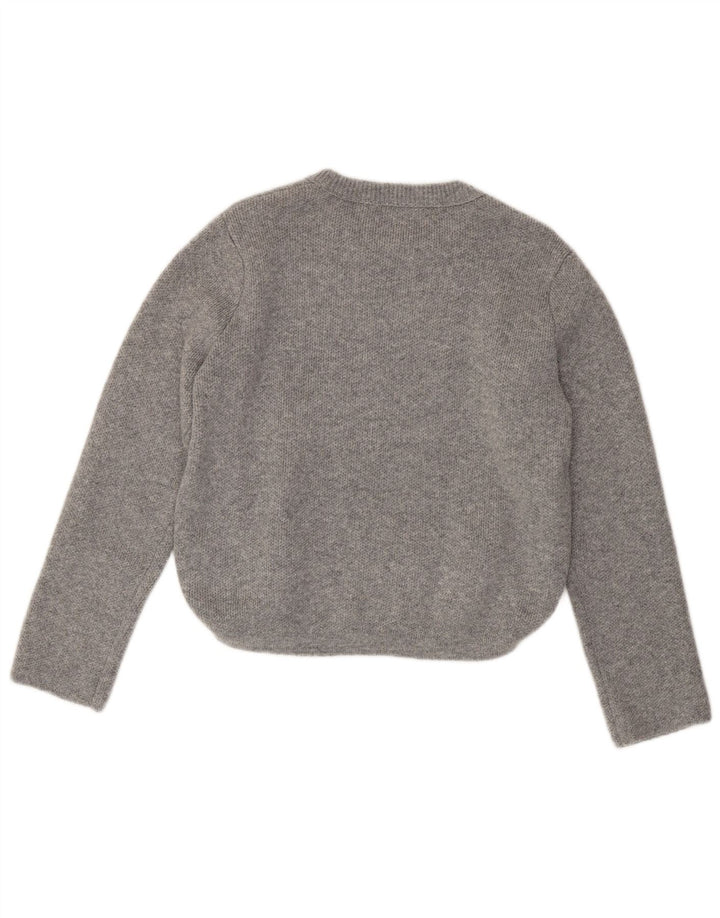 Pulover pentru damă Zara, cu gât turnut, UK 16, mare, gri, poliamidă