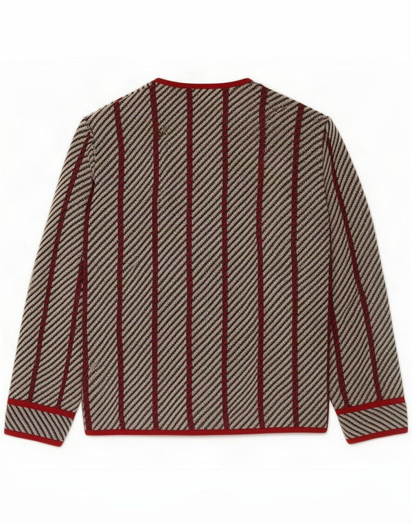 Liola Pulover Cardigan pentru Femei UK 14 Medium Multicolor Striped
