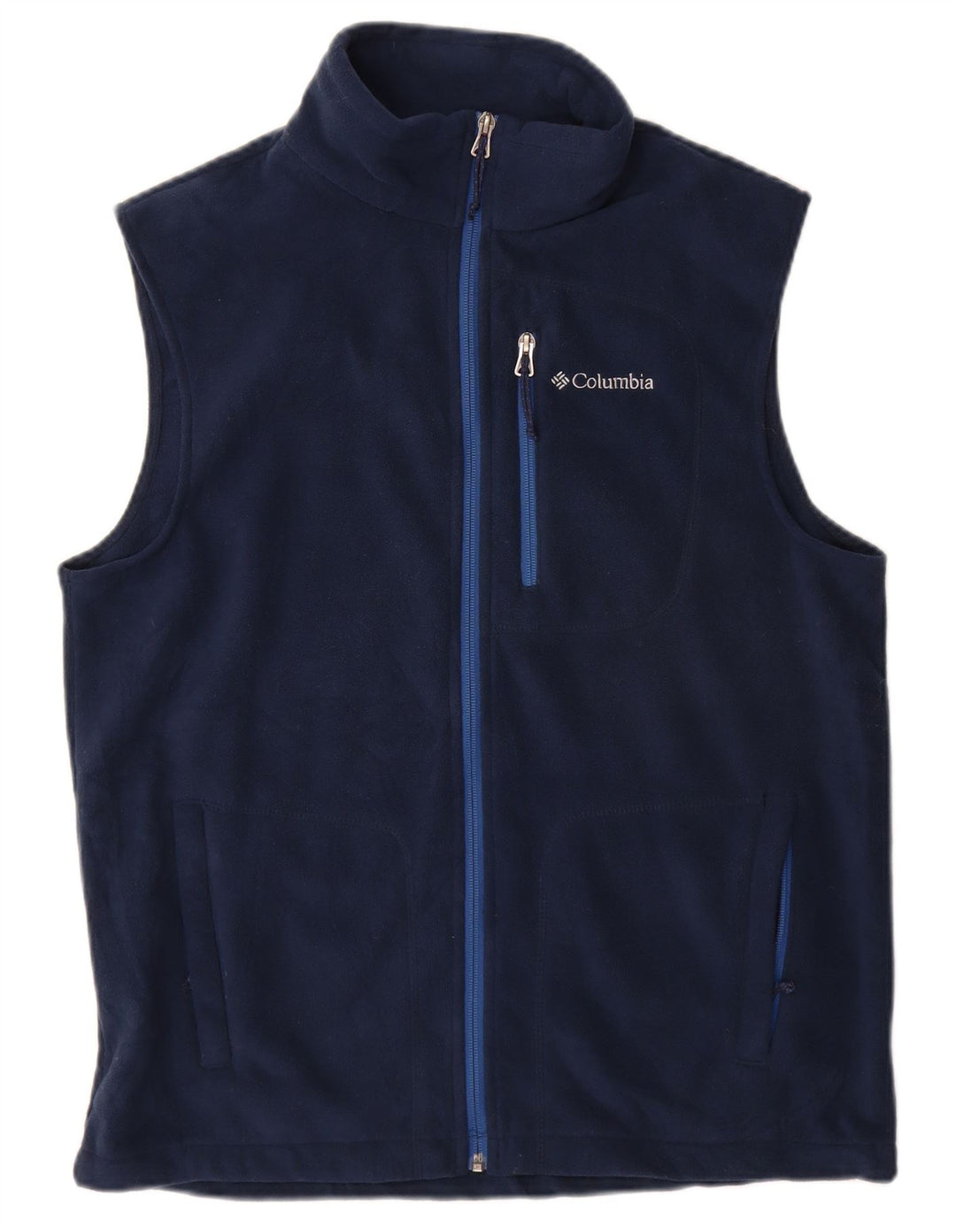 Gilet Columbia pentru bărbați din fleece UK 38 Medium Bleumarin Poliester