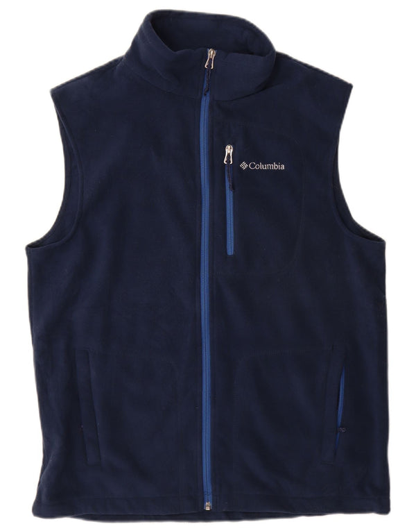 Gilet Columbia pentru bărbați din fleece UK 38 Medium Bleumarin Poliester
