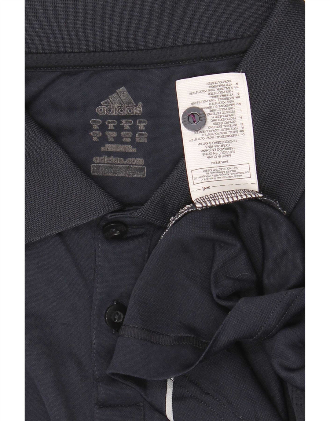Tricou polo Adidas Climacool pentru bărbați XL, albastru bleumarin, poliester color bloc