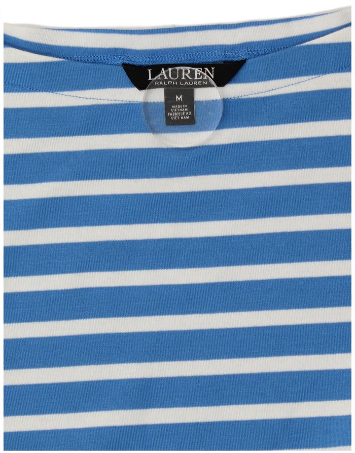 Tricou pentru femei Ralph Lauren Top UK 12 Medium Blue Bumbac