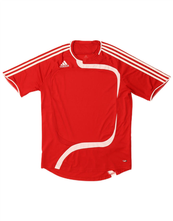 Tricou pentru bărbați Adidas Top mare, roșu, poliester color bloc