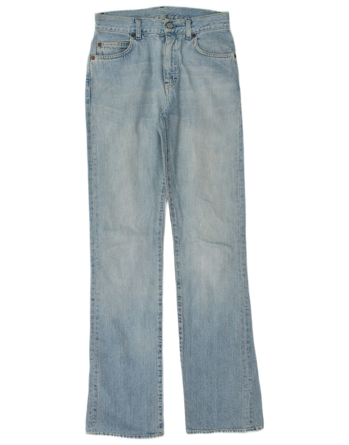 Blugi Calvin Klein pentru femei Bootcut W26 L32 Bumbac albastru