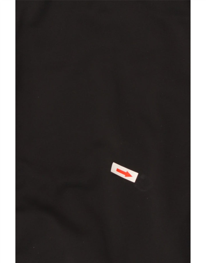 Jachetă de top pentru trening Nike Crop pentru femei UK 8/10 Small Black Colorblock