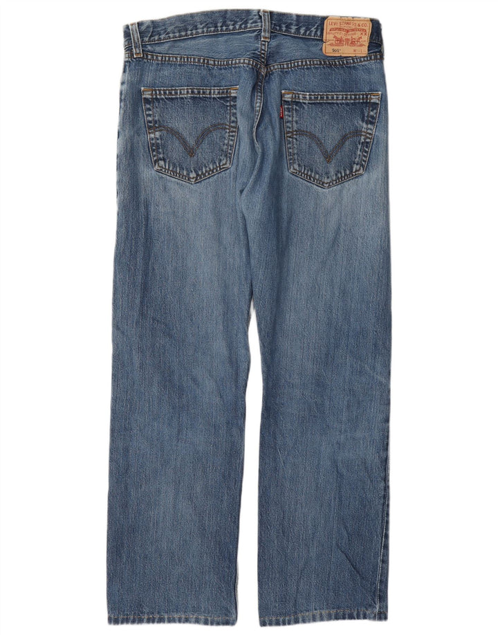 Blugi drepti pentru bărbați Levi's 501 W34 L30 albastru