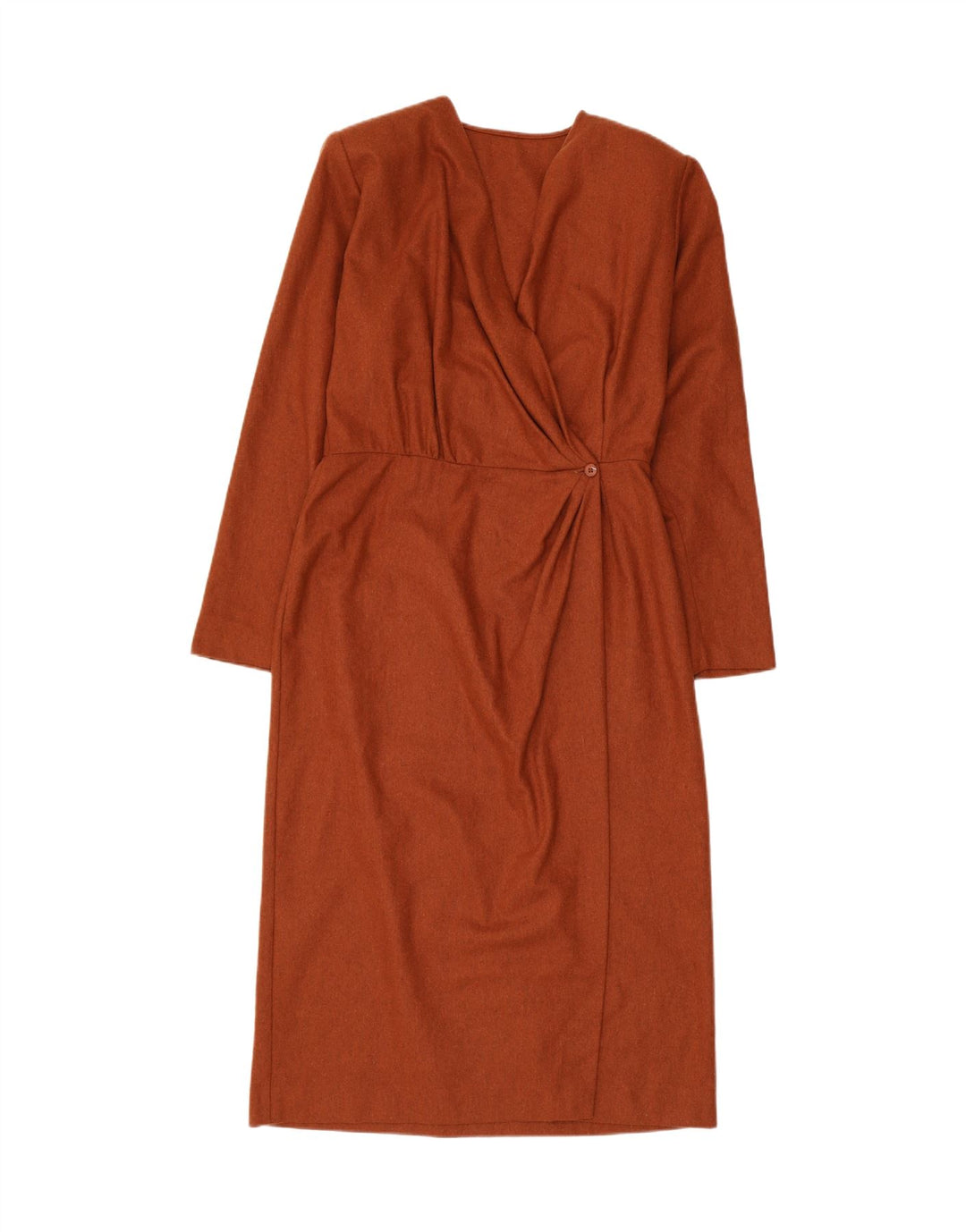 Rochie de damă vintage cu mâneci lungi IT 46 Maro mare