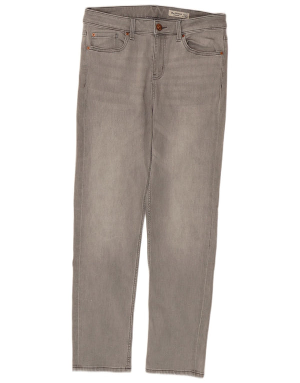 Marks & Spencer Blugi drepti pentru femei The Sienna UK 12 Medium W30 L29 Gri