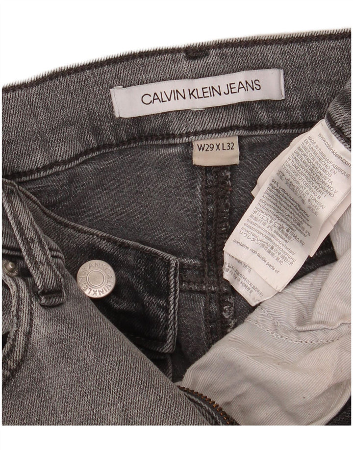 Blugi slim pentru bărbați Calvin Klein W29 L32 bumbac gri