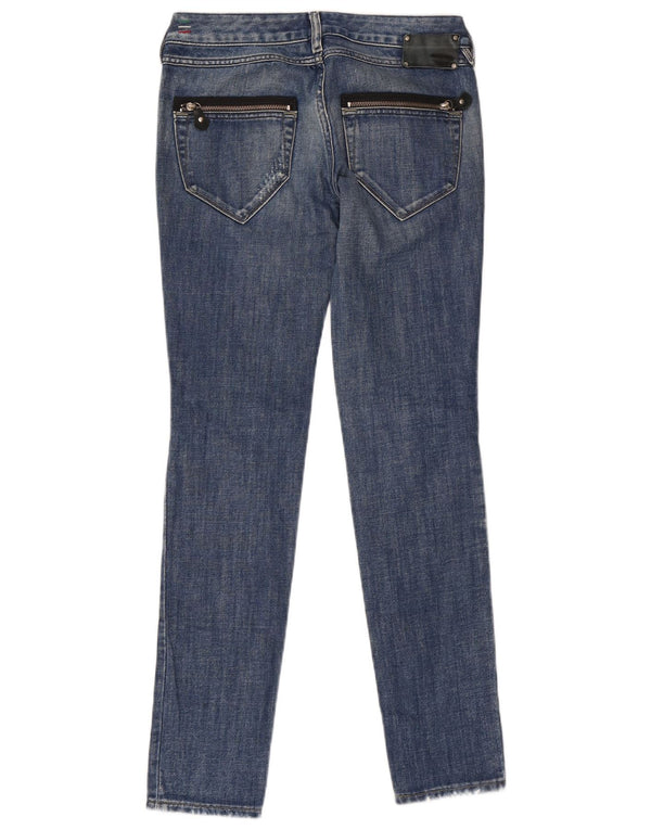 Jeans slim pentru femei Diesel Distressed W28 L32 Bumbac albastru
